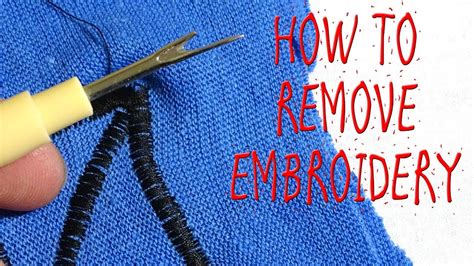 how to remove embroidery stitching - should you ever consider hand sewing over machine sewing?