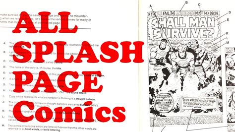 What Is a Splash Page in Comics: Exploring its Role and Evolution